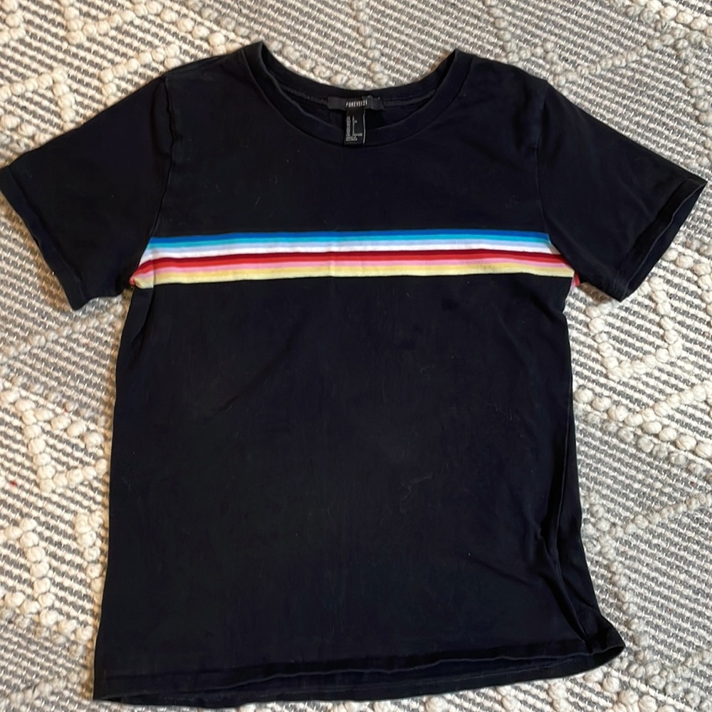 🎉 3/$20 Forever 21 Rainbow Tee